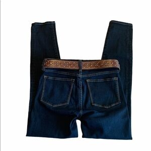 dup J CREW EUC Stretch Skinny Belted Jean - Jrs sz 25/28